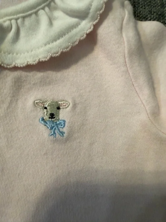 Edgehill Collection Pink Footed with Ruffle Collar and a Sheep size 9m GUC - Picture 7 of 10